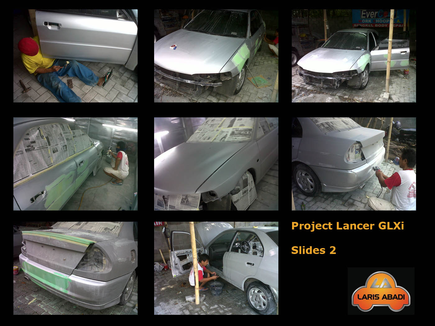 Project Mitsubishi Lancer CK4 GLXi 00 Pengecatan Full Body Laris