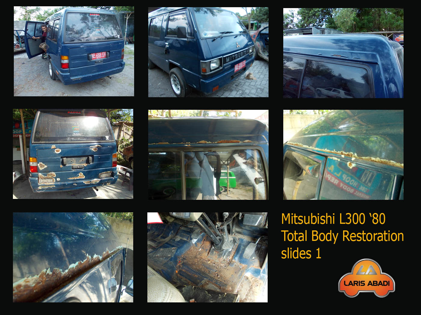 Mitsubishi L300 Total Body Recondition Laris Abadi